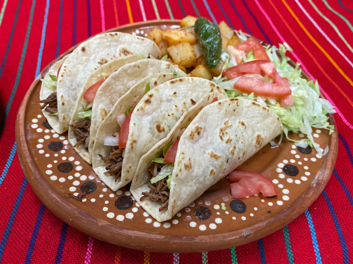 Orden de tacos de harina